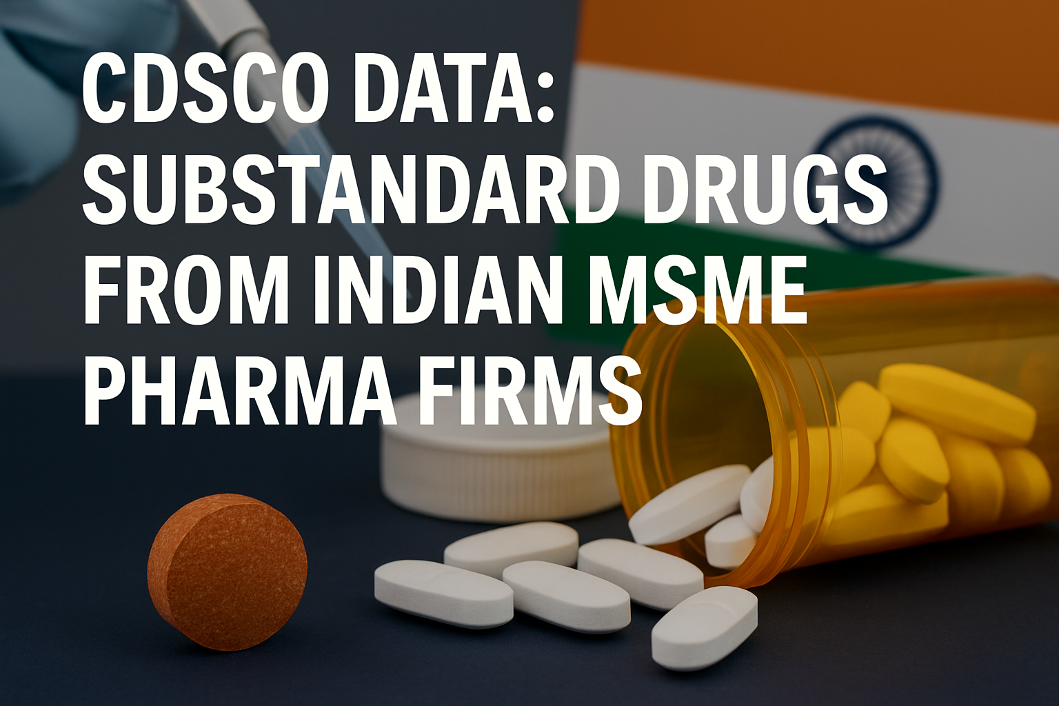 CDSCO Data: Substandard Drugs from Indian MSME Pharma Firms