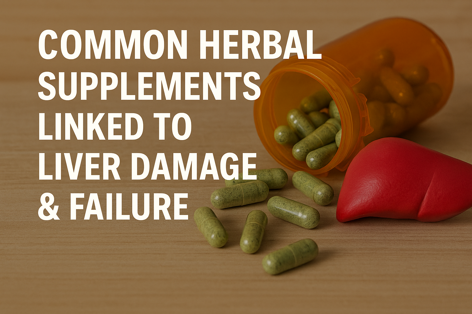 Common Herbal Supplements Linked to LIver damaage and falure