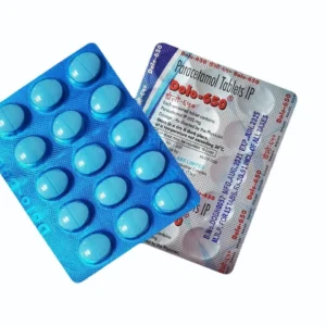 DOLO 650 tablets for fever and pain relief – paracetamol medicine for fast relief from headache, body ache, and cold symptoms