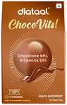Diataal Chocovits Multivitamins Chewable Tablet I Health Supplement I Tasty + Healthy I for Men, Women & Kids Chocolate