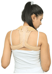 Bos Medicare Surgical Back Shoulder Posture Corrector Adjustable Clavicle Brace Support Belt Universal Beige