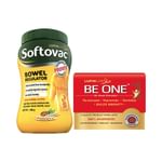 Combo Pack of Softovac Bowel Regulator Powder 250gm & Lupin Life Be One Capsule (10)