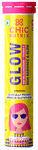 Chicnutrix Glow with Glutathione and Vitamin C for Skin Health | Flavour Strawberry and Lemon Effervescent Tablet