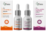 CGG Cosmetics Combo Pack of 2% VItamin C Serum & 1 % Collagen Face Serum(10ml Each)