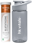 HK Vitals Glutathione Effervescent Tablet (15 Each) Orange with 300ml Bottle