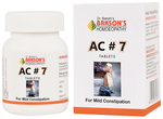 Bakson's Homoeopathy AC#7 Tablet