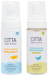 Citta Combo Pack of Tender Foaming Body Wash & Gentle Foaming Baby Shampoo (150ml Each)