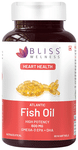 Bliss Welness Heart Health Arctic Fish Oil High Potency Omega-3 Softgel Capsule