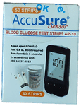 AccuSure Sensor Blood Glucose Test Strip (Only Strips)