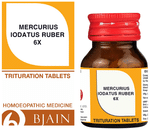 Bjain Mercurius Iodatus Ruber Trituration Tablet 6X