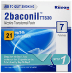 2baconil 21mg Nicotine Transdermal Patch Step 1