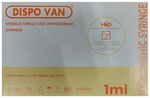 Dispovan 1ml Syringe With 26G Needle