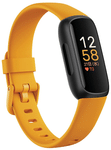 Fitbit Inspire 3 Health & Fitness Tracker Morning Glow Black
