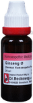 Dr. Reckeweg Ginseng Mother Tincture Q