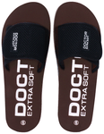 Doctor Extra Soft D 17 Orthopaedic and Diabetic Adjustable Strap Comfort Slippers for Women Brown 7