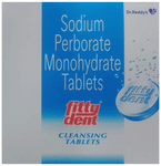 Fittydent Cleansing Tablet with Anti-Bacterial Formula | For Fresh & Clean Dentures