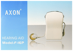 Axon F16P Hearing Aid