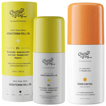 Chemist At Play Combo Pack of Neck, Knee, Elbow Brightening Roll On & 4% Lactic Acid & 1% Mandelic Acid Odour Control Underarm Roll On Fragrance Free (40ml Each)