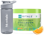 HK Vitals Skin Radiance Collagen Powder Orange with Sipper Free