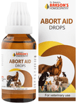 Bakson's Homoeopathy Abort Aid Drop for Veterinary Use Drop