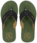 Doctor Extra Soft D28 Orthopaedic and Diabetic Super Fit Comfort Doctor Slipper, Flip-Flop, Cushion, Slides and House Slipper for Men Olive/Beige 7