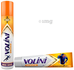 Combo Pack of Volini for sprain, muscle and joint pain Spray (100gm) & Volini Pain Relief Gel for Muscle, Joint & Knee Pain (75gm)