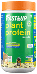 Fast&Up Plant Protein Isolate with Digestive Enzymes, 6g BCAA & 6g Glutamine | No Added Sugar | Flavour Vanilla Cupcake