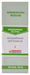 Bakson's Homoeopathy Rosmarinus Officinalis Dilution 6