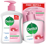 Dettol Skincare Liquid Handwash 200ml with Liquid Handwash Refill 175ml
