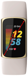 Fitbit Charge 5 Advanced Health & Fitness Tracker Lunar White