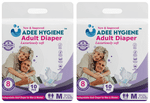 Adee Hygiene Adult Diaper Luxuriously Soft (10 Each) Medium