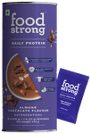 Foodstrong Daily Whey Protein | Sachet for Muscle Building & Immunity | Flavour Almond Chocolate