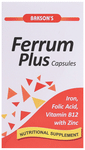 Bakson's Ferrum Plus with Iron, Folic Acid, Vitamin B12 & Zinc | Capsule