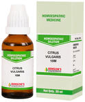 Bakson's Homoeopathy Citrus Vulgaris Dilution 10M