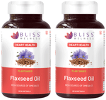 Bliss Welness Flaxseed Oil High Potency Omega-3 Softgel Capsule (60 Each)