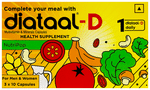 Diataal Diataal-D Multivitamin Capsule with Vitamin D For Heart Health | Strong Bones | Immunity & Health | for Men, Women & Kids | Capsule