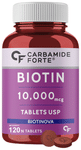 Carbamide Forte Biotin 10,000mcg Vitamin B7 Tablet for Skin, Hair & Nail Health