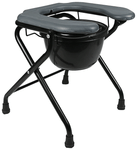 Entros S779A Folding Light Weight Commode Stool Front Cut