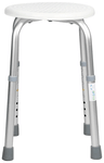Entros SC6020A Premium Aluminium Adjustable Height Shower Bathing Stool with Drainage Hole