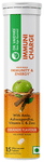 Dr. Vaidya's Immuni Charge, Natural Immunity Booster With Vitamin C, Amla & Zinc Tablet (15 Each) Orange