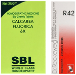 Combo Pack of Dr. Reckeweg R42 Varicosis Drop (22ml) & SBL Calcarea Fluorica Biochemic Tablet 6X (25gm)