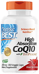 Doctor's Best High Absorption CoQ10 with BioPerine | Veggie Cap for Heart Health & Energy