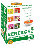 Grami Superfoods Renergee 9 Millets Instant Assorted Soup Pack (20gm Each) Assorted