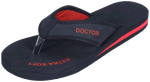 Doctor Extra Soft D 22 Diabetic Pregnancy Non Slip Lightweight Comfortable Slippers for Women Black Red 8
