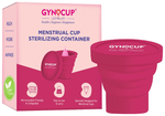 Gynocup Silicone Cup Menstrual Cup Sterilizer for Women Red