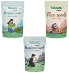 Fabeato Combo Pack of Sunflower Seed, Flax Seed ( 250gm Each) & Pumpkin Seed (200gm)