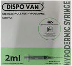 Dispovan Single Use Syringe 2 ml