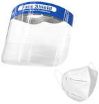 Dudki Combo Pack of KN95 Face Mask and Ace Shield