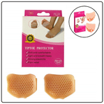 Agarwals Silicone Gel Half Toe Sleeve Anti-Skid Forefoot Soft Pad for Pain Relief (1 Pair Each)