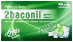 2baconil 2mg Nicotine Chewing Gum | Sugar-Free | Flavour Ice Mint